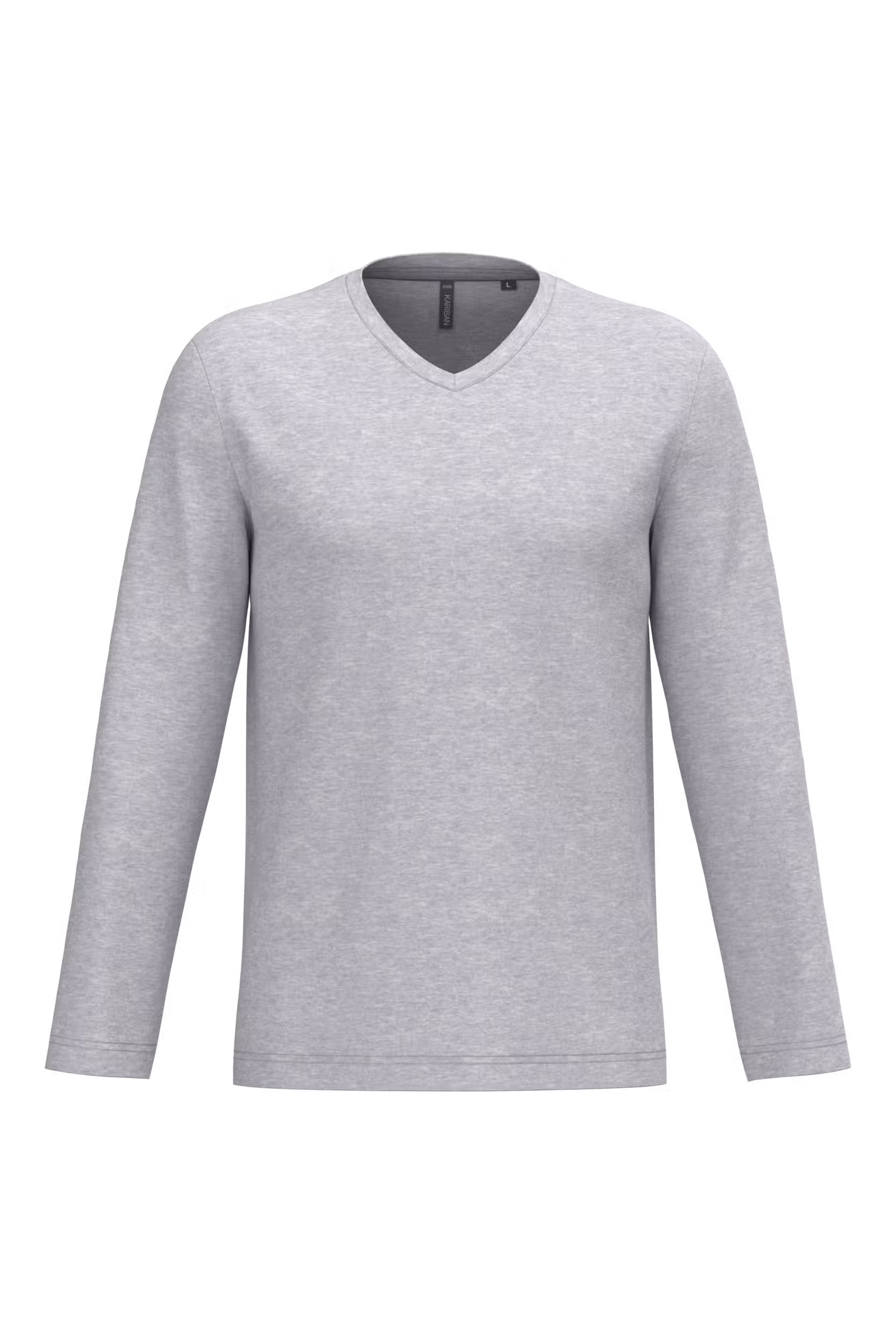 T-shirt col V manches longues homme – Image 17