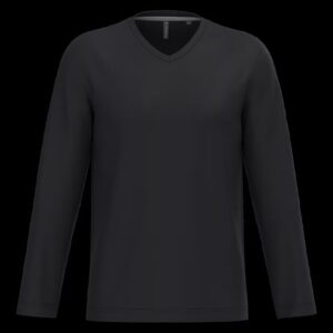 T-shirt col V manches longues homme – Image 14