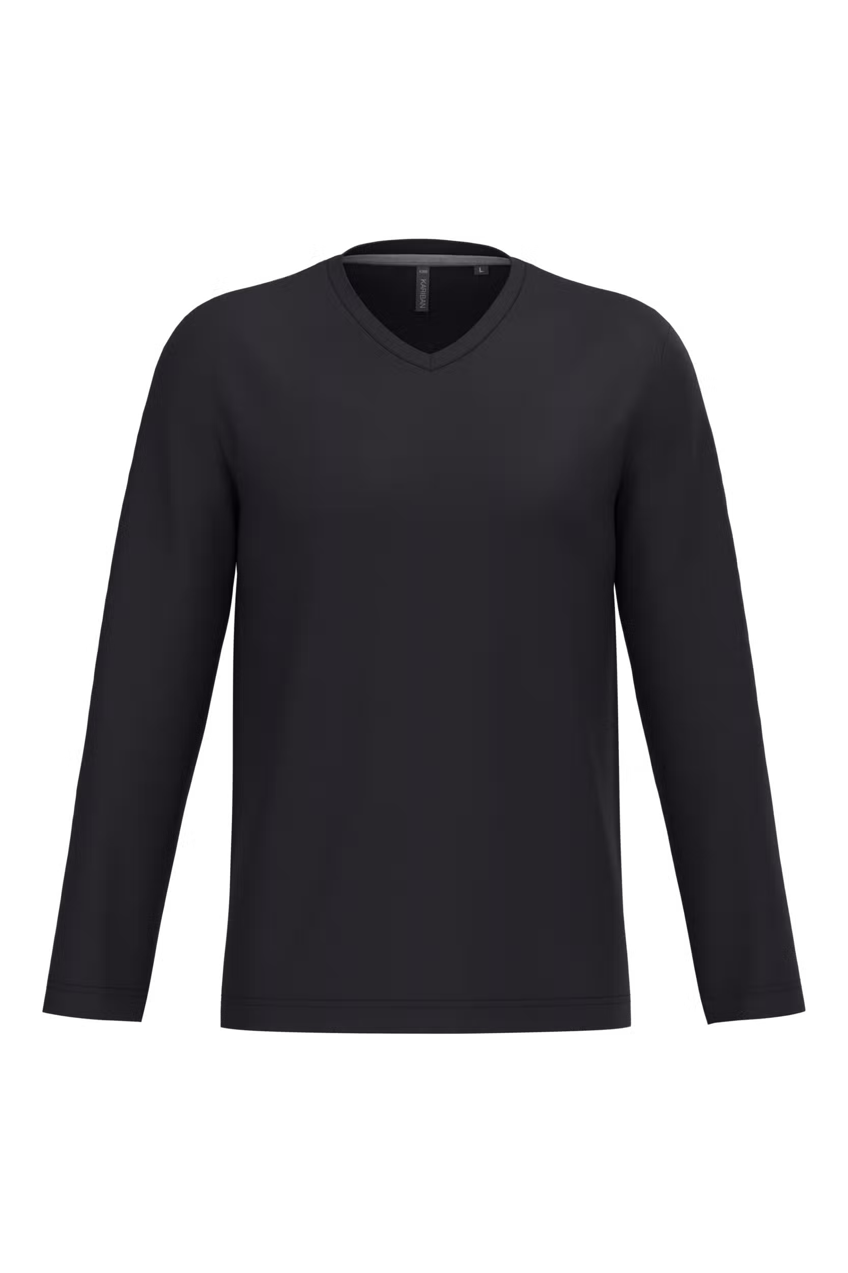 T-shirt col V manches longues homme – Image 14