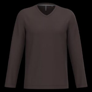 T-shirt col V manches longues homme – Image 20