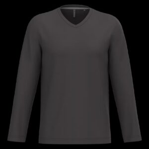 T-shirt col V manches longues homme – Image 23