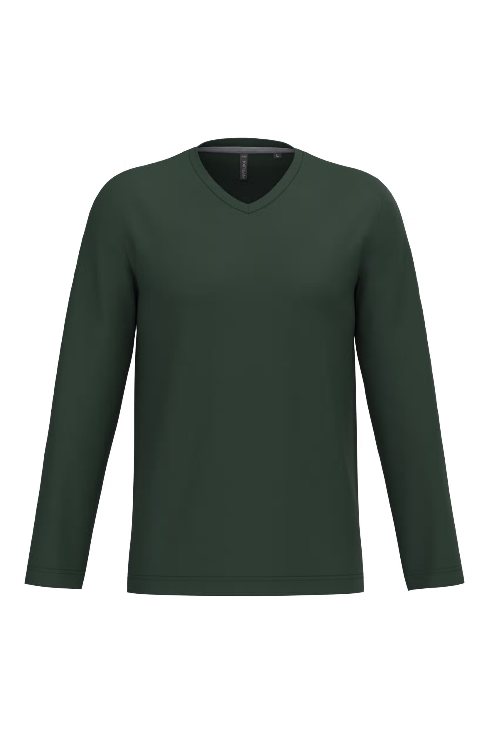 T-shirt col V manches longues homme – Image 29