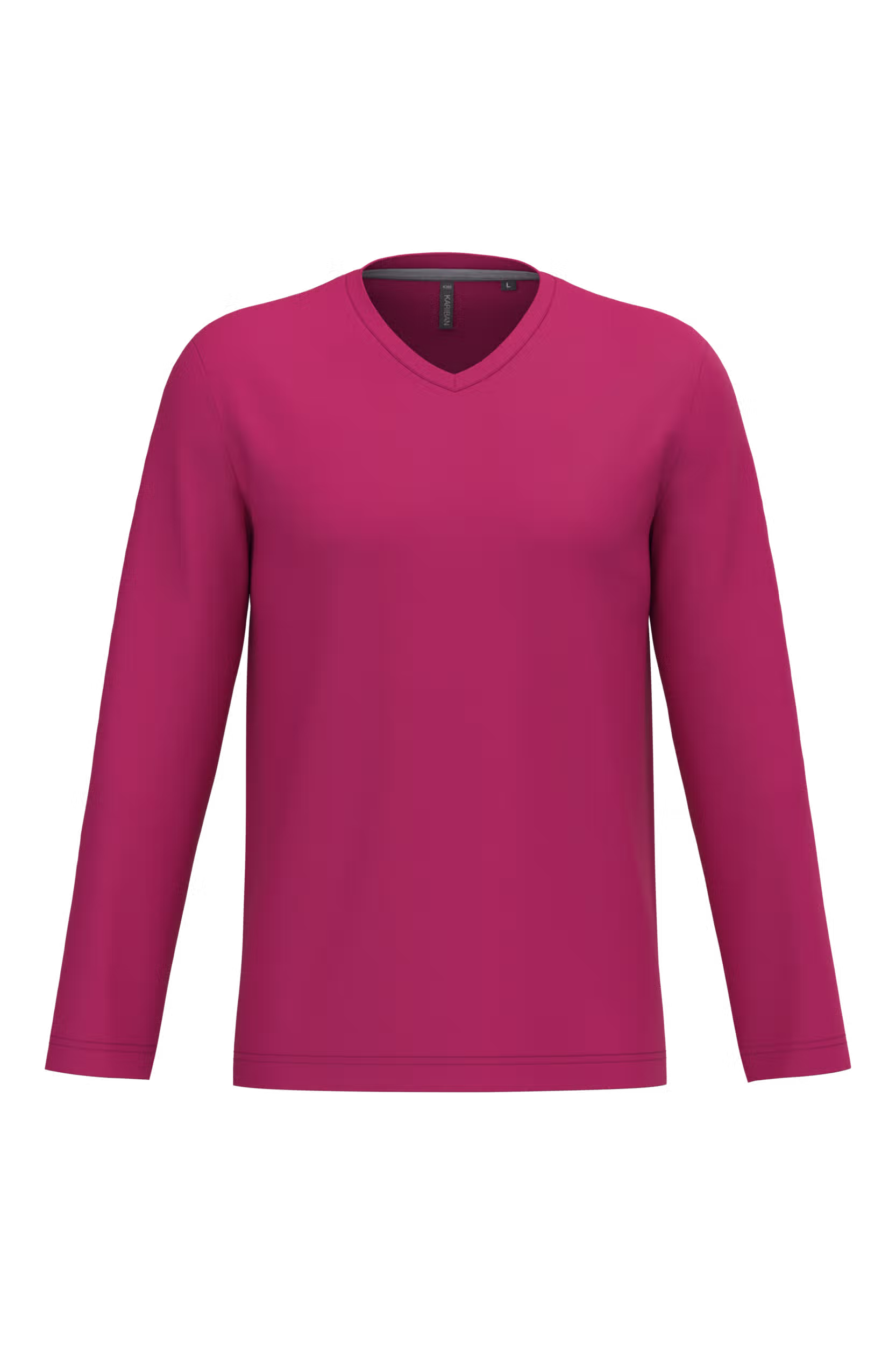 T-shirt col V manches longues homme – Image 32