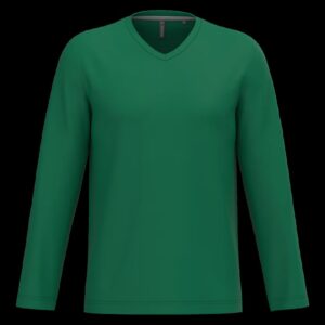 T-shirt col V manches longues homme – Image 35