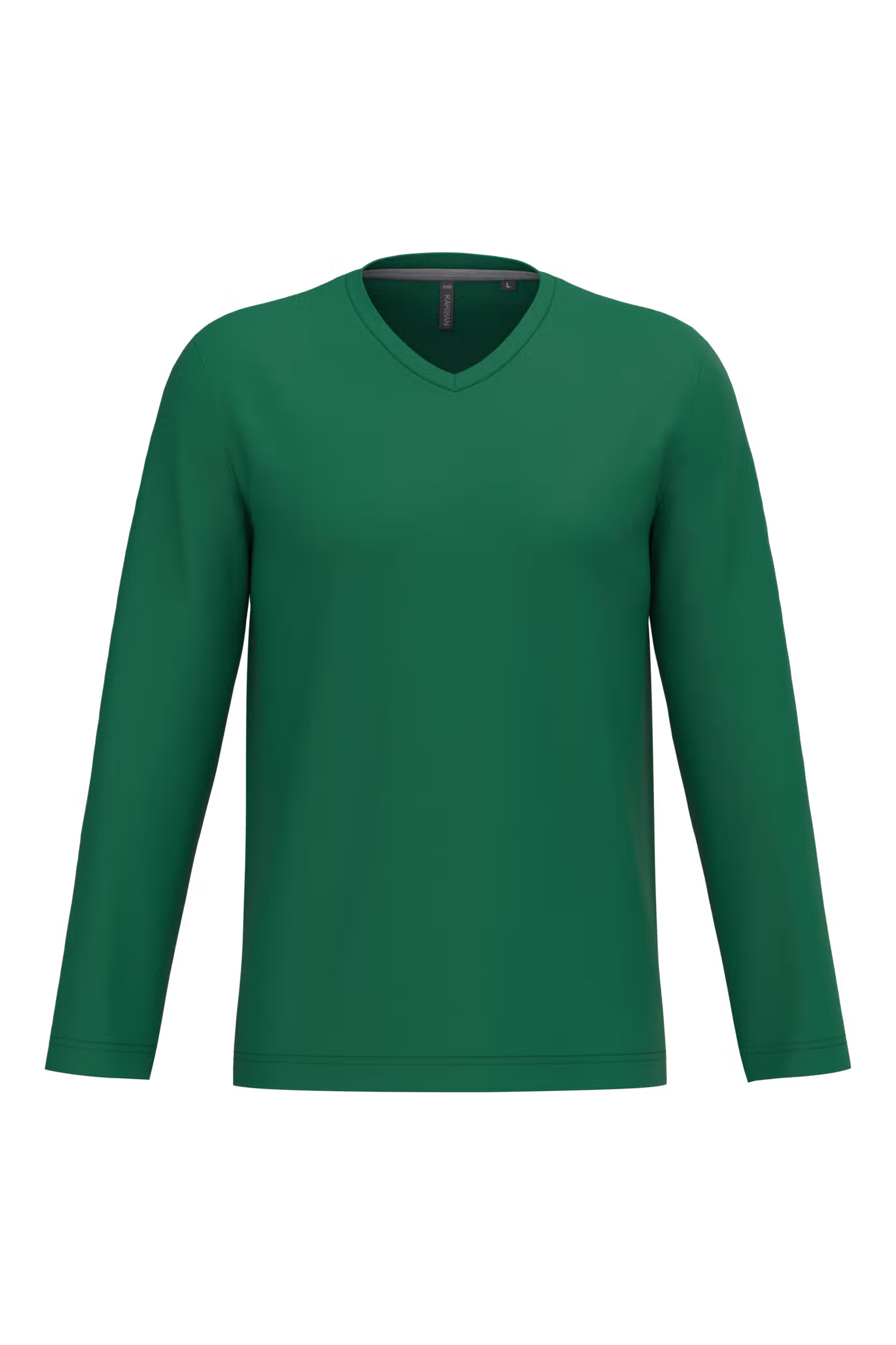 T-shirt col V manches longues homme – Image 35