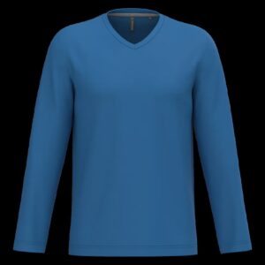 T-shirt col V manches longues homme – Image 38