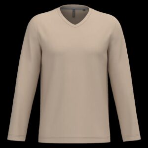 T-shirt col V manches longues homme – Image 41