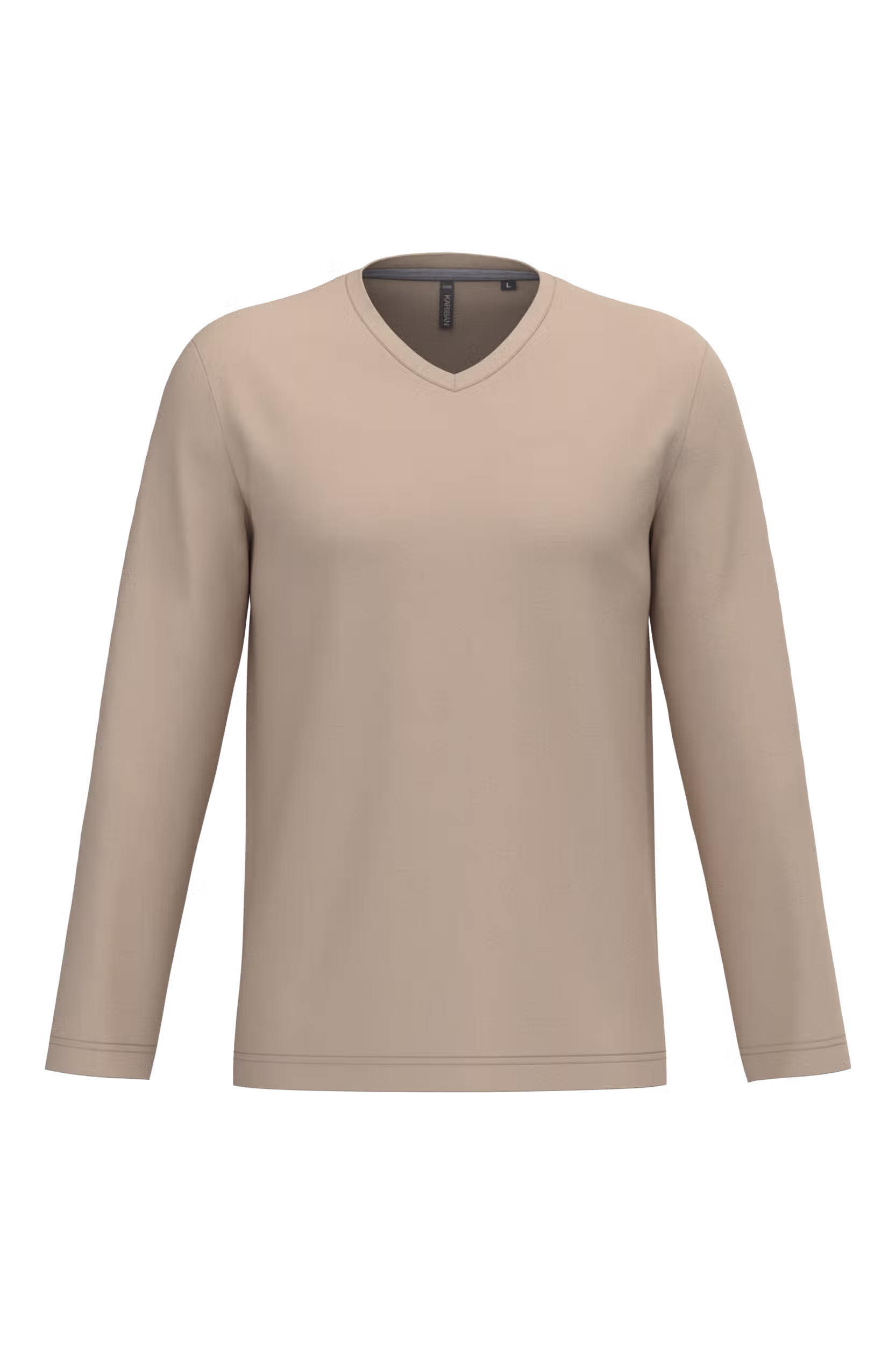 T-shirt col V manches longues homme – Image 41
