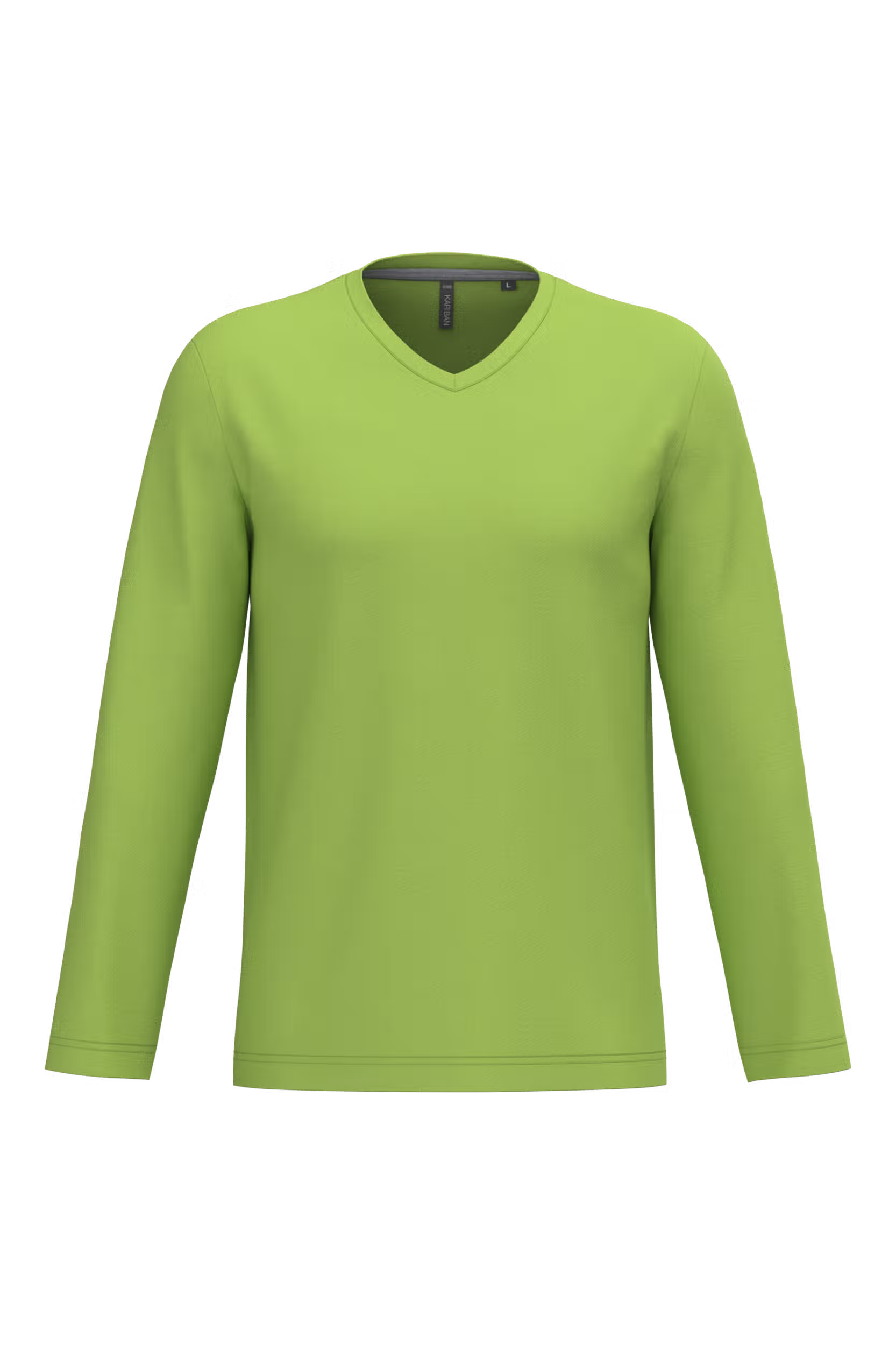 T-shirt col V manches longues homme – Image 44