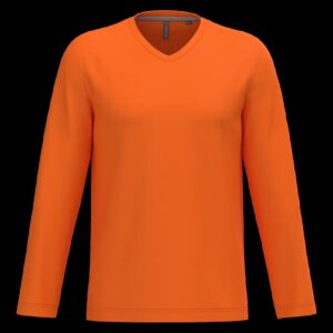 T-shirt col V manches longues homme – Image 50