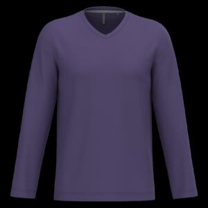 T-shirt col V manches longues homme – Image 56