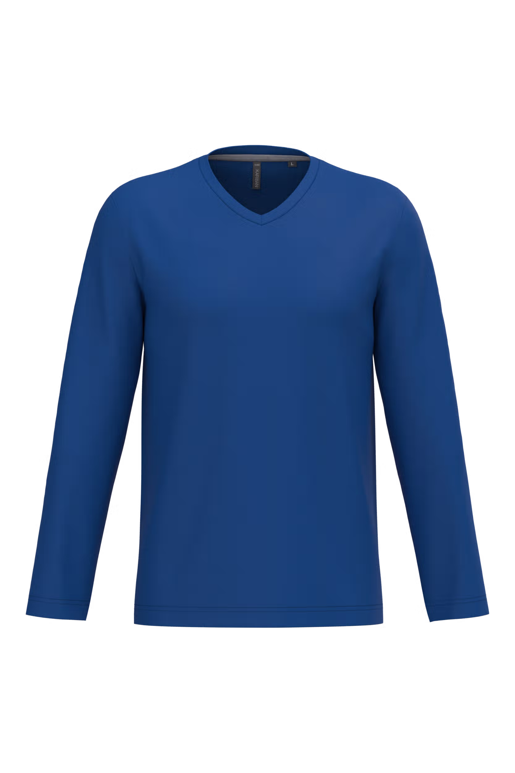 T-shirt col V manches longues homme – Image 62