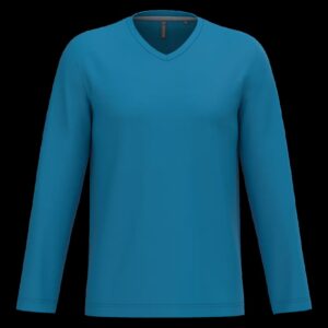 T-shirt col V manches longues homme – Image 68