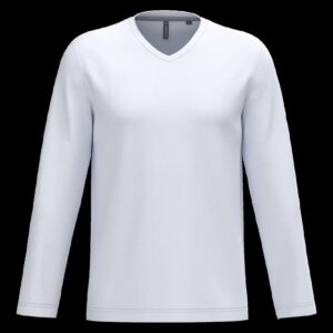 T-shirt col V manches longues homme – Image 11