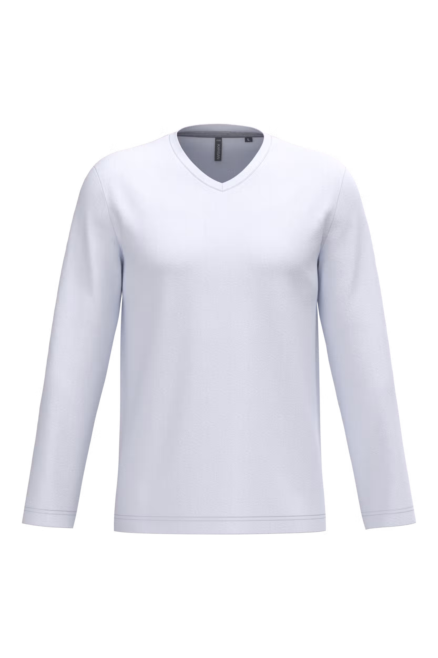 T-shirt col V manches longues homme – Image 11