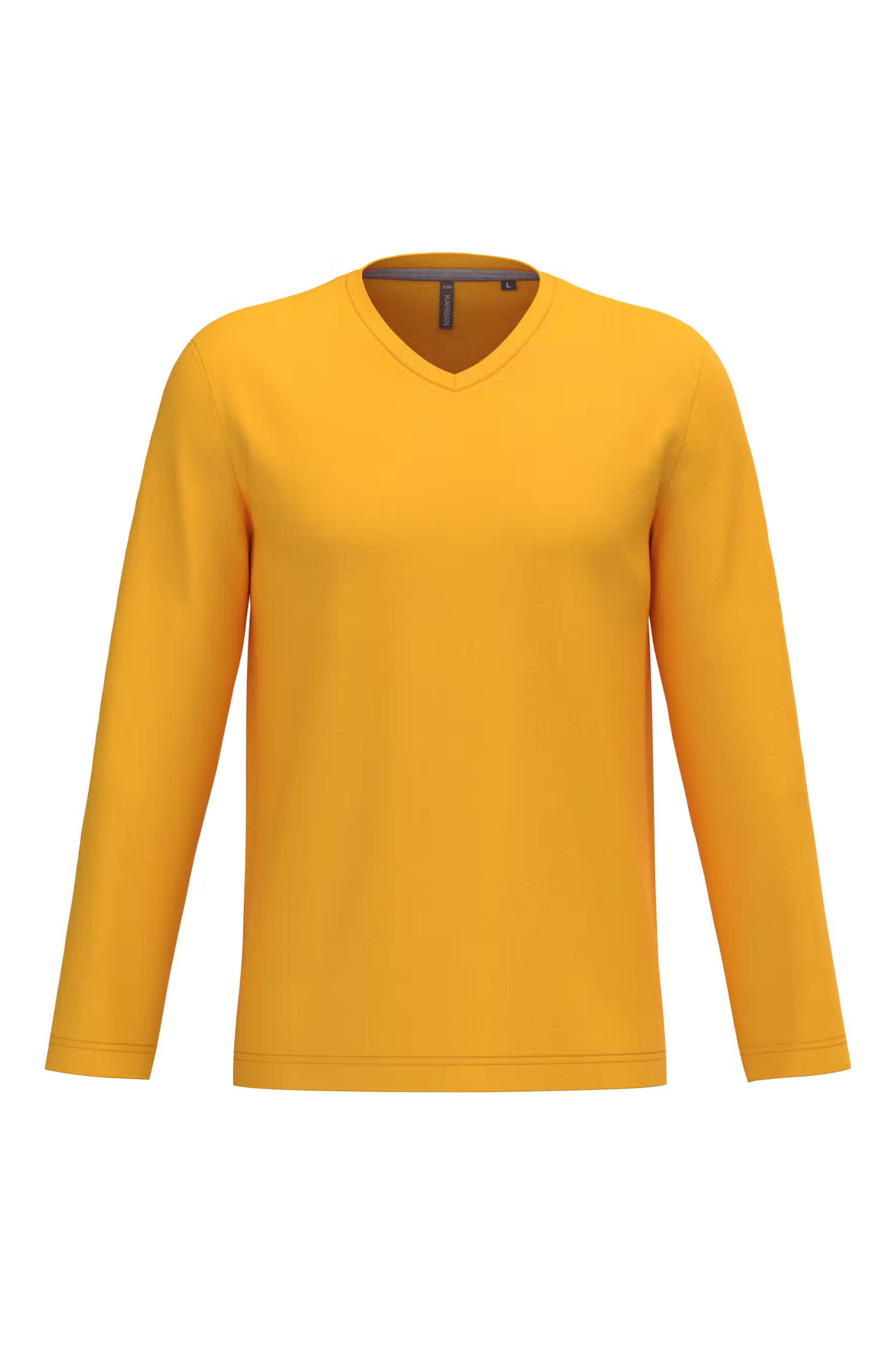 T-shirt col V manches longues homme – Image 74