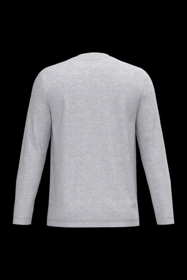 T-shirt col rond manches longues homme