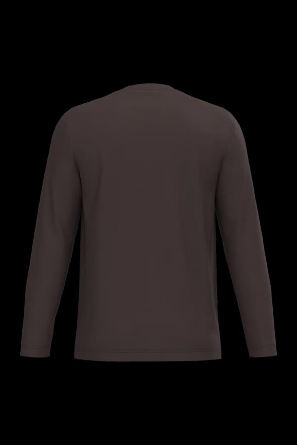 T-shirt col rond manches longues homme