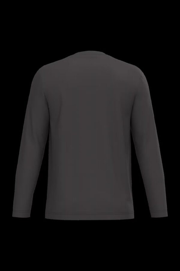 T-shirt col rond manches longues homme