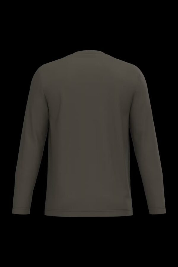 T-shirt col rond manches longues homme