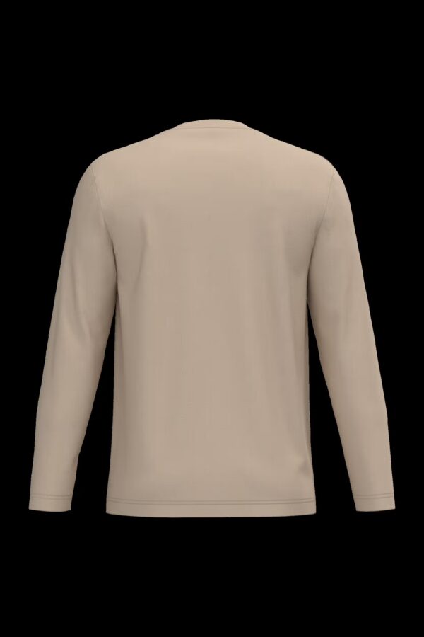 T-shirt col rond manches longues homme