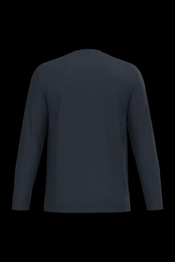 T-shirt col rond manches longues homme