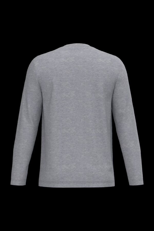 T-shirt col rond manches longues homme