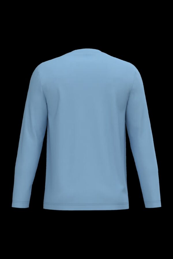 T-shirt col rond manches longues homme
