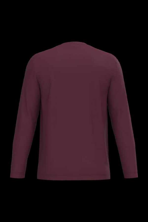 T-shirt col rond manches longues homme