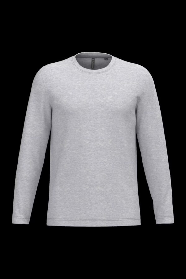 T-shirt col rond manches longues homme