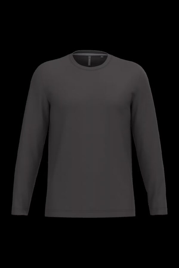 T-shirt col rond manches longues homme