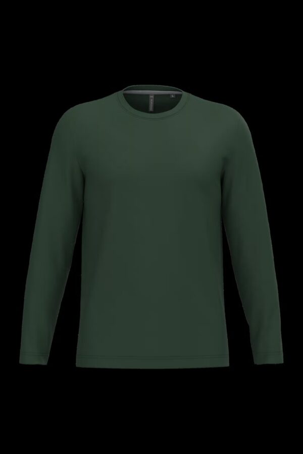 T-shirt col rond manches longues homme