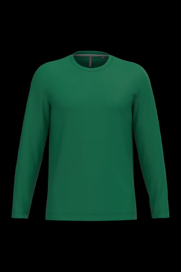 T-shirt col rond manches longues homme