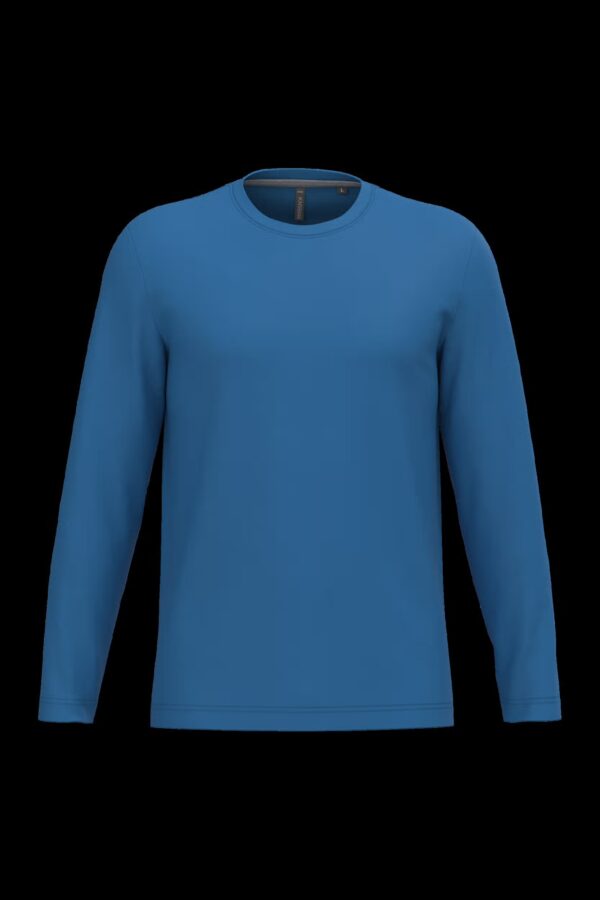 T-shirt col rond manches longues homme