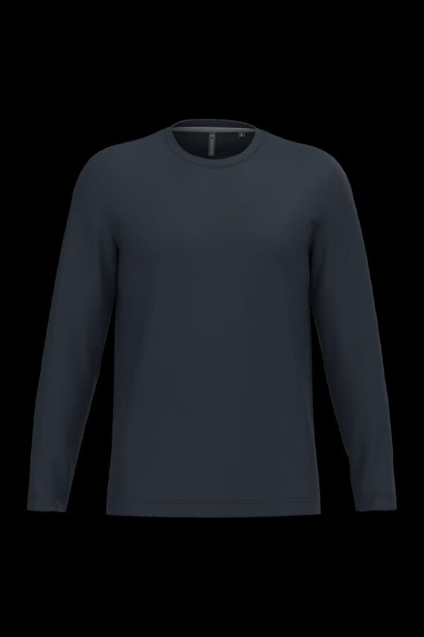 T-shirt col rond manches longues homme