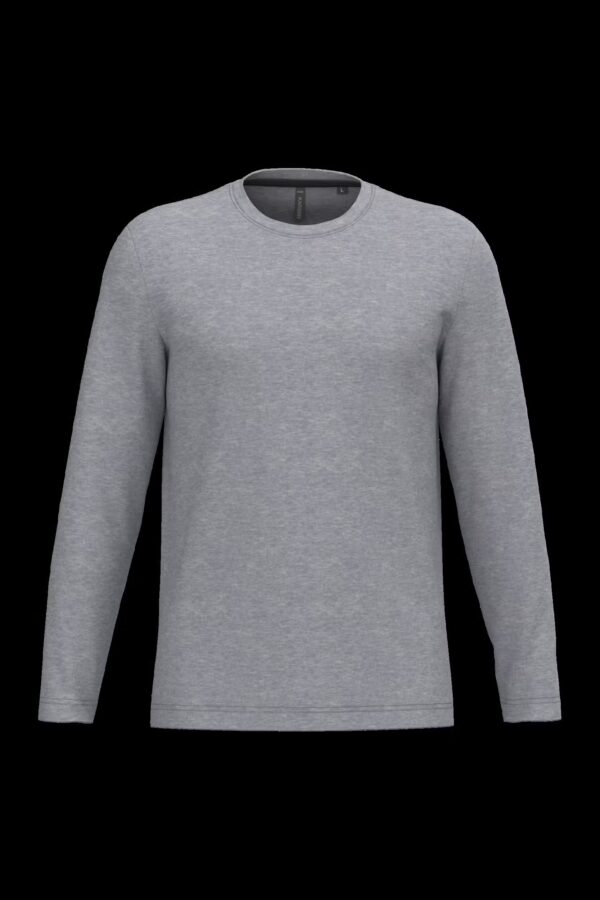 T-shirt col rond manches longues homme