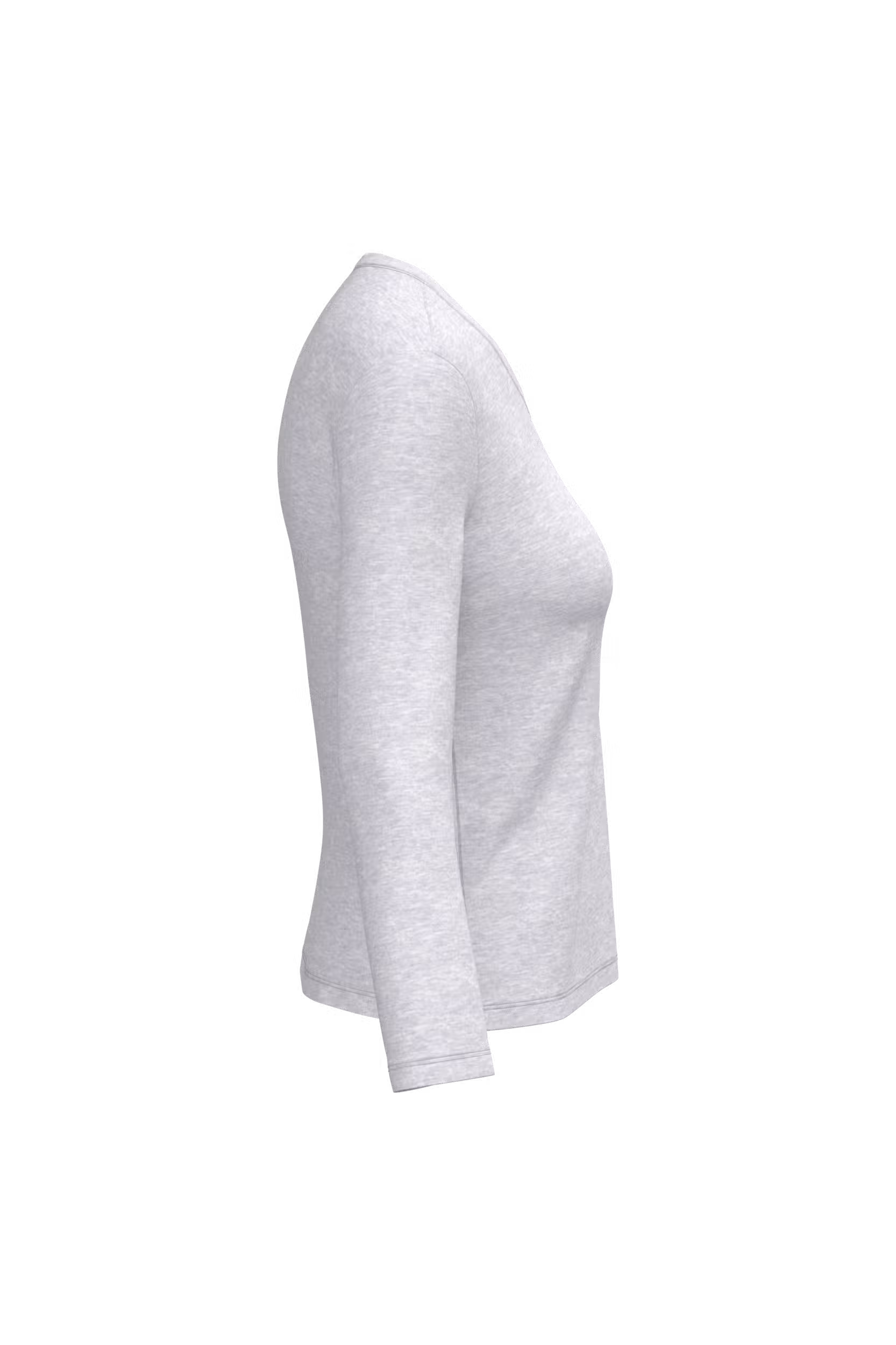 T-shirt col V manches longues femme – Image 18
