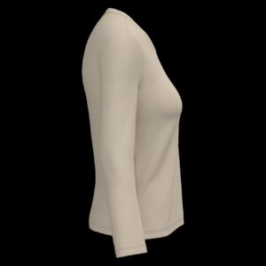 T-shirt col V manches longues femme – Image 42