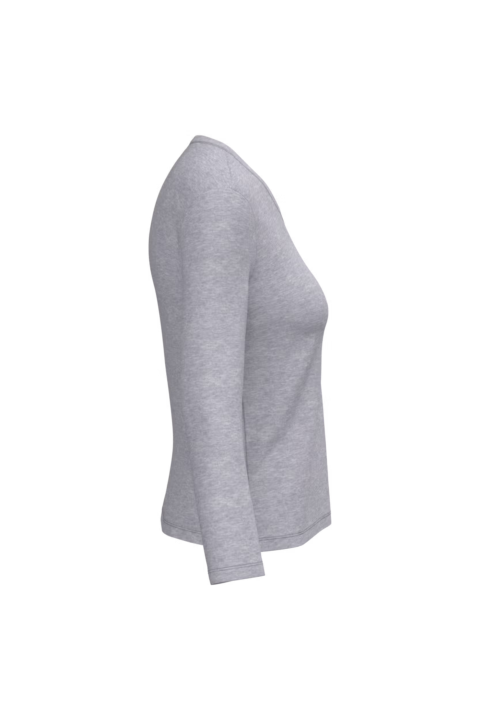 T-shirt col V manches longues femme – Image 54