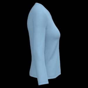 T-shirt col V manches longues femme – Image 66