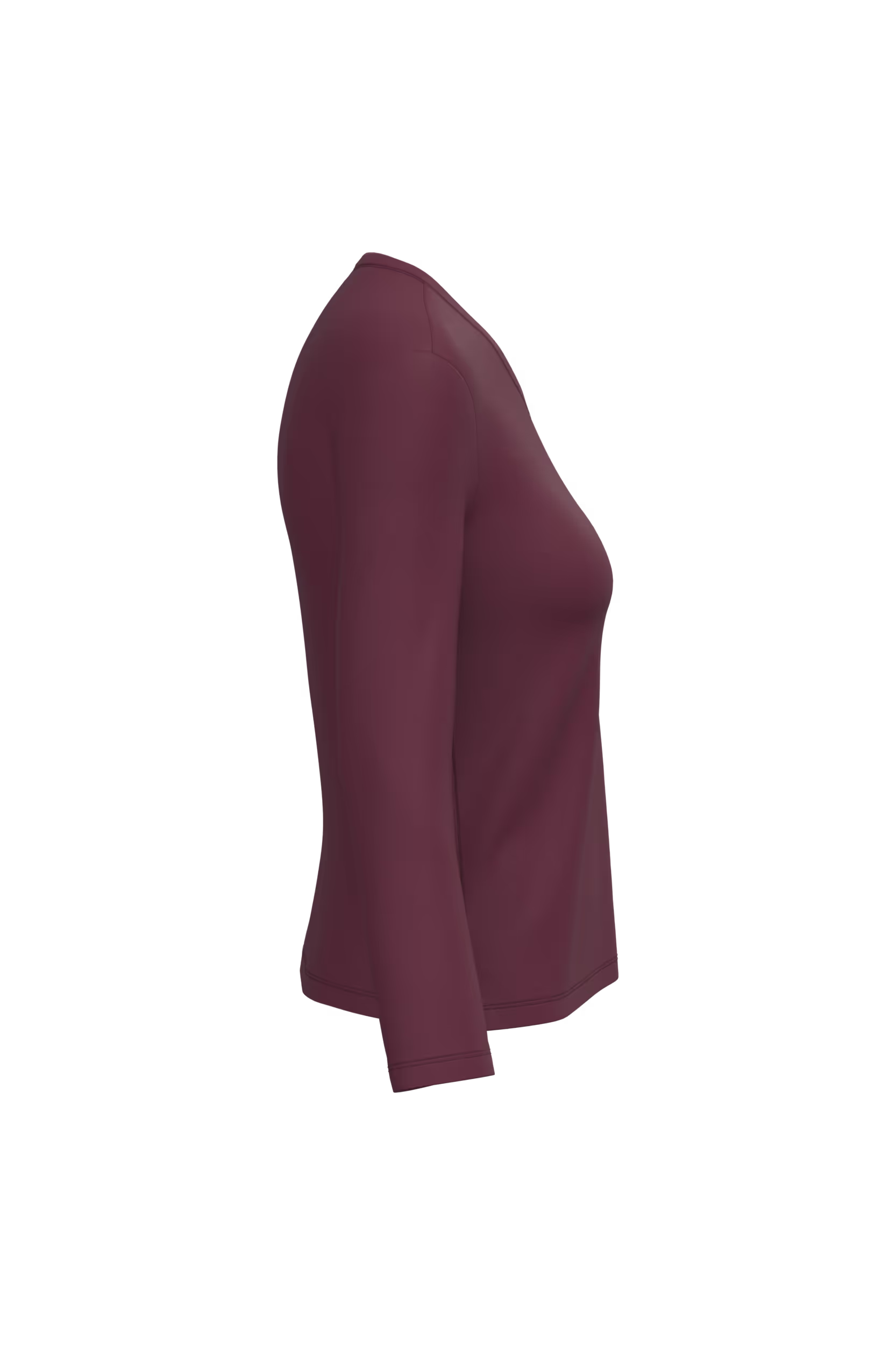 T-shirt col V manches longues femme – Image 72