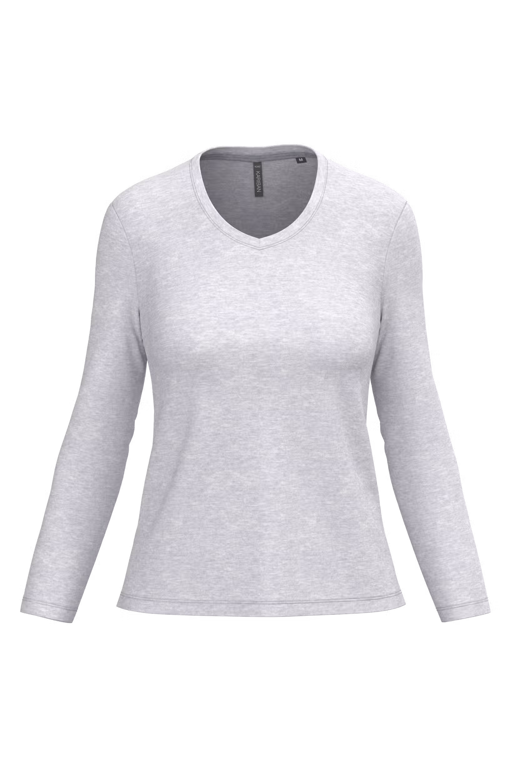 T-shirt col V manches longues femme – Image 16