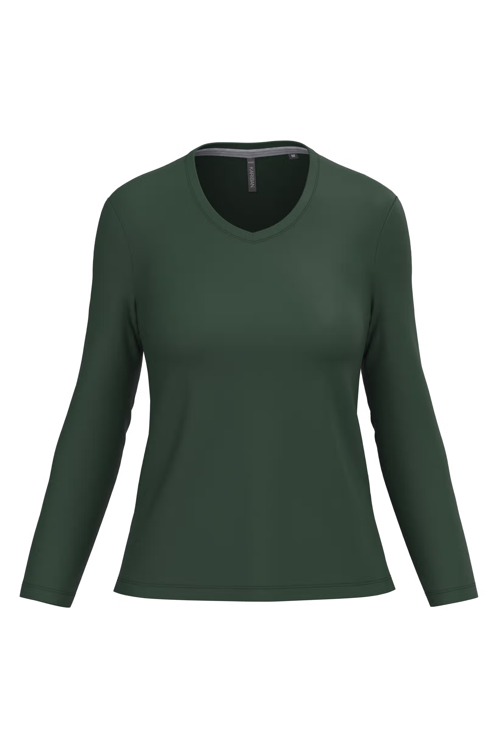 T-shirt col V manches longues femme – Image 28