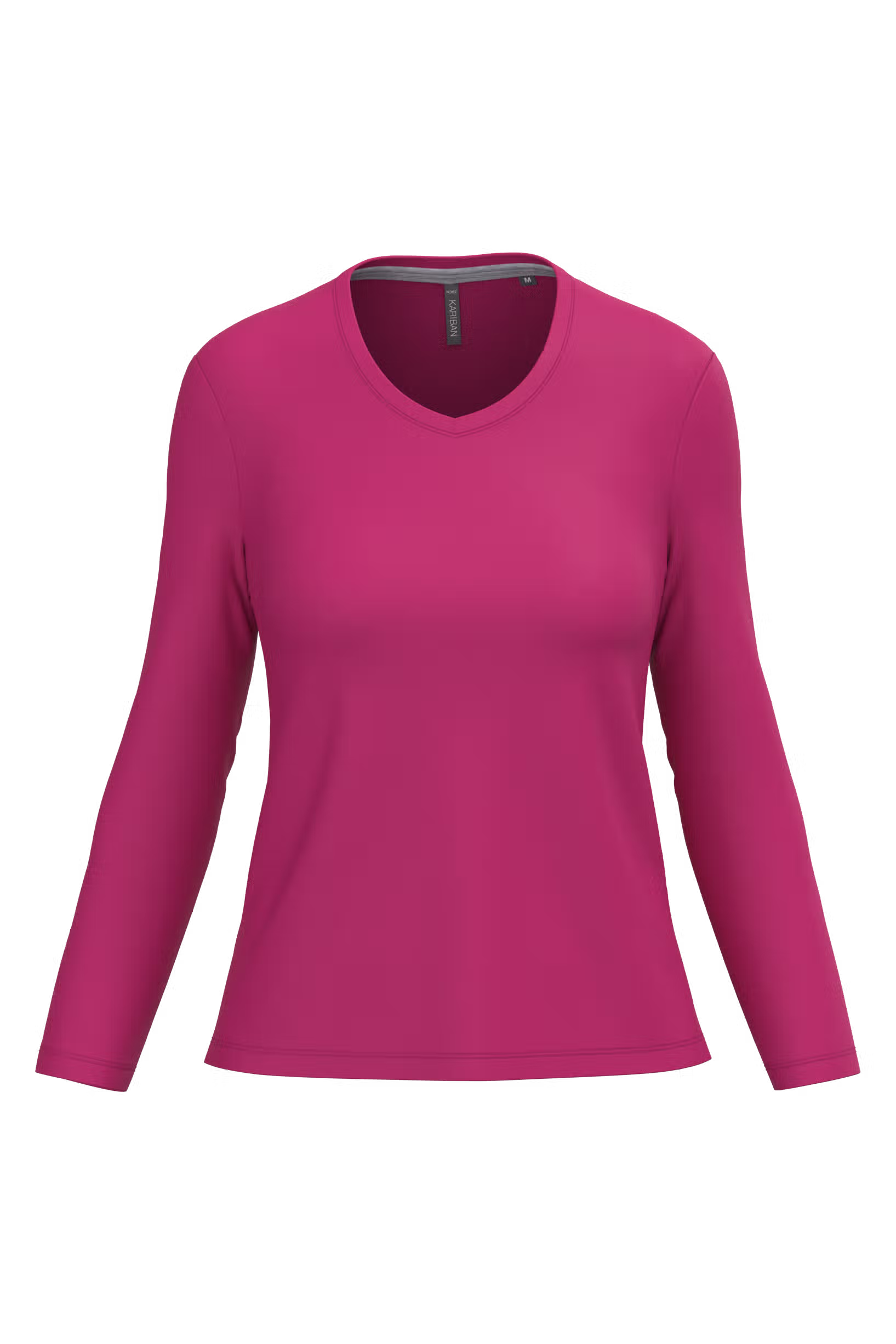 T-shirt col V manches longues femme – Image 31