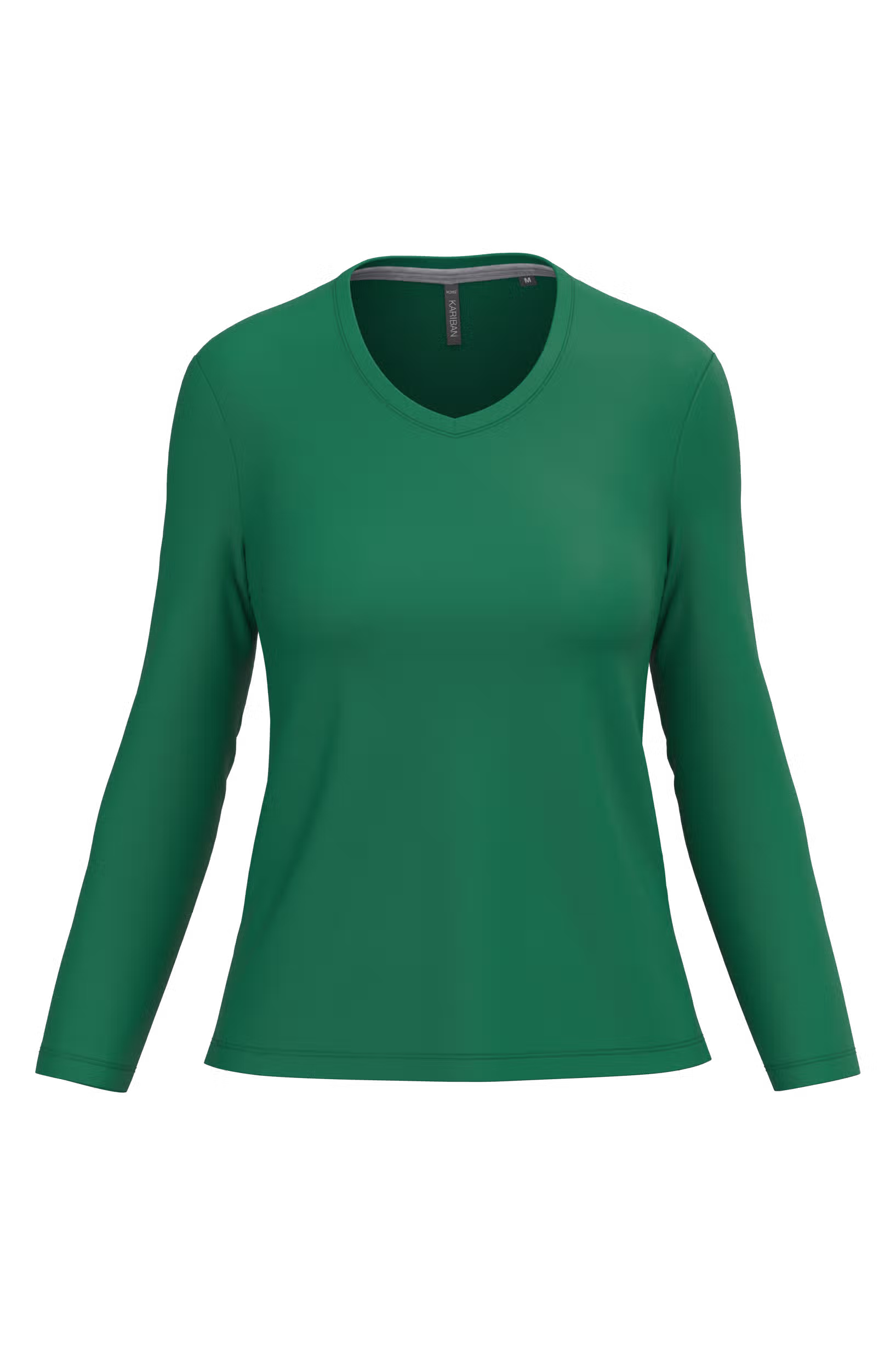 T-shirt col V manches longues femme – Image 34