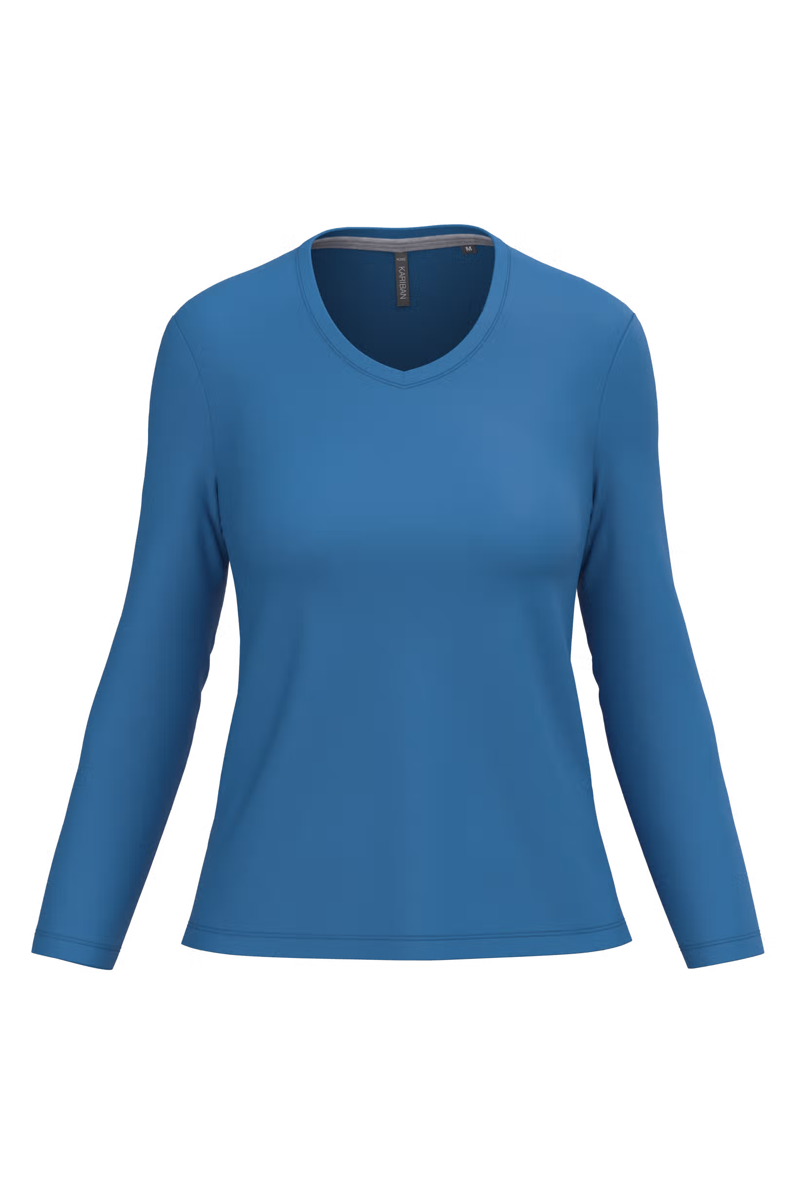 T-shirt col V manches longues femme – Image 37