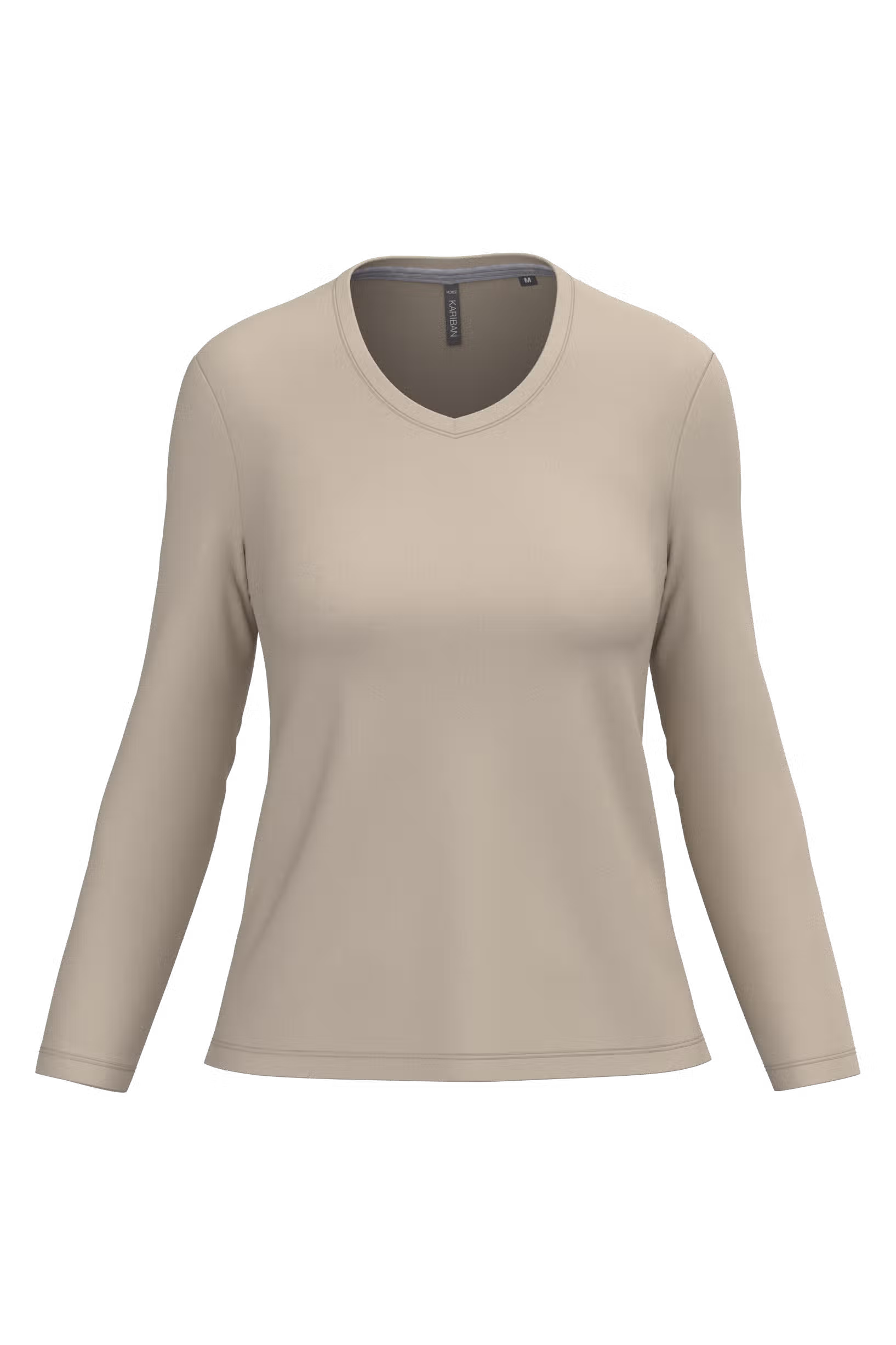T-shirt col V manches longues femme – Image 40