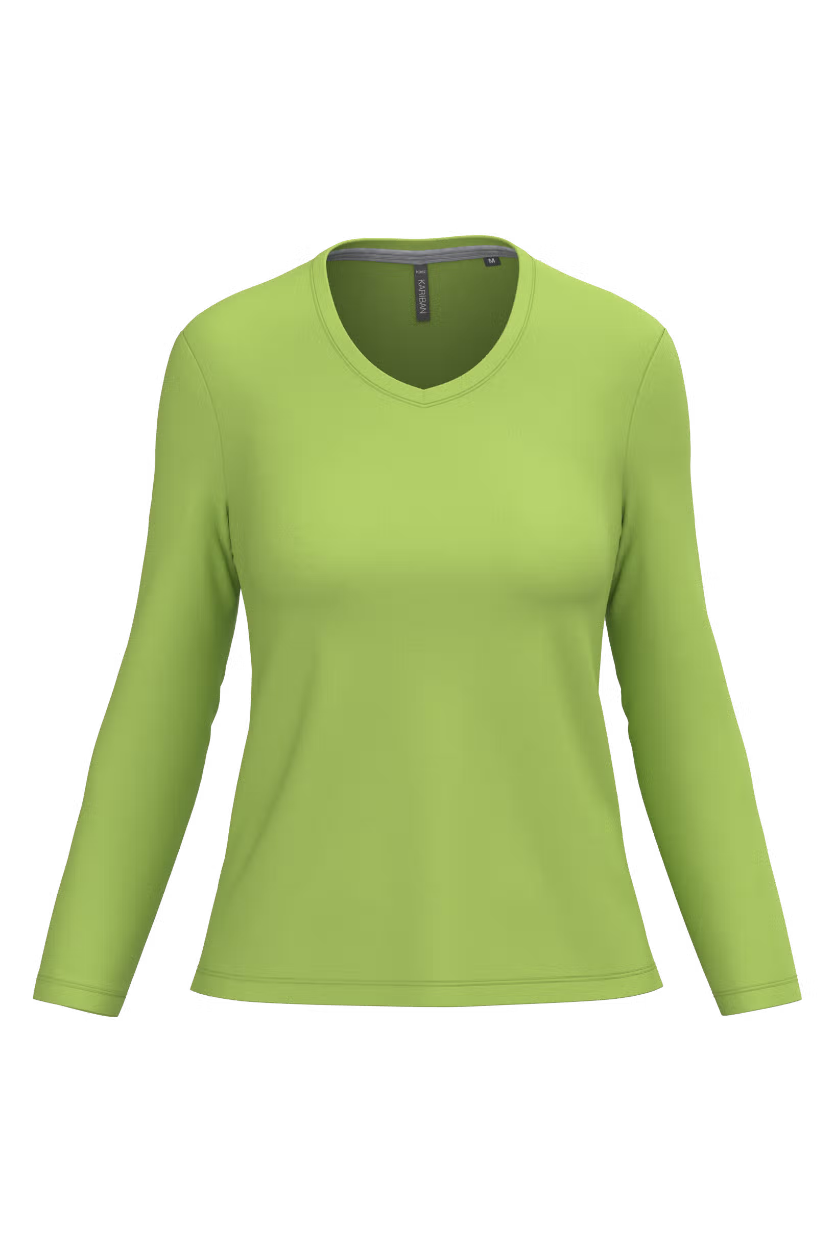 T-shirt col V manches longues femme – Image 43