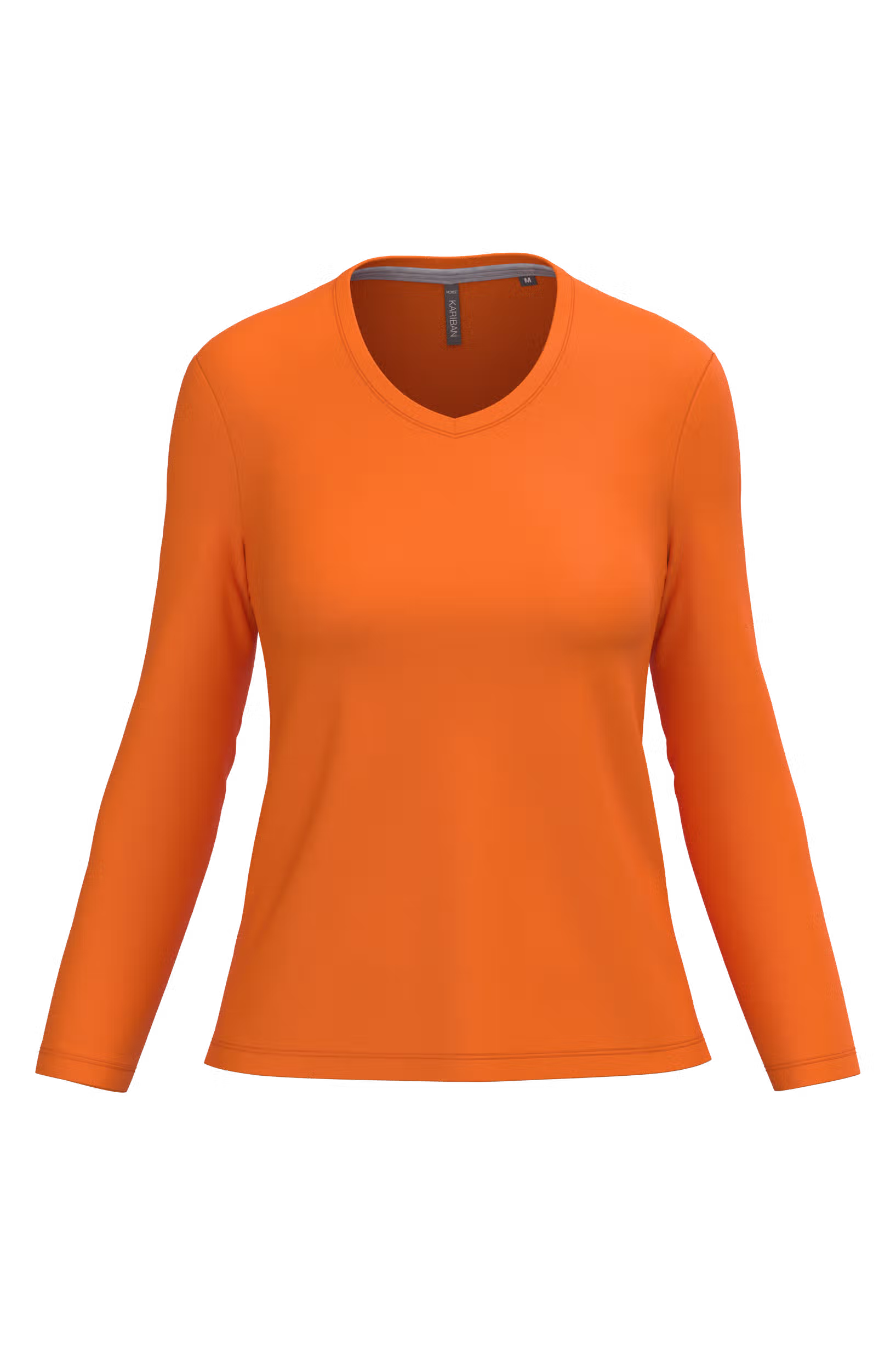 T-shirt col V manches longues femme – Image 49
