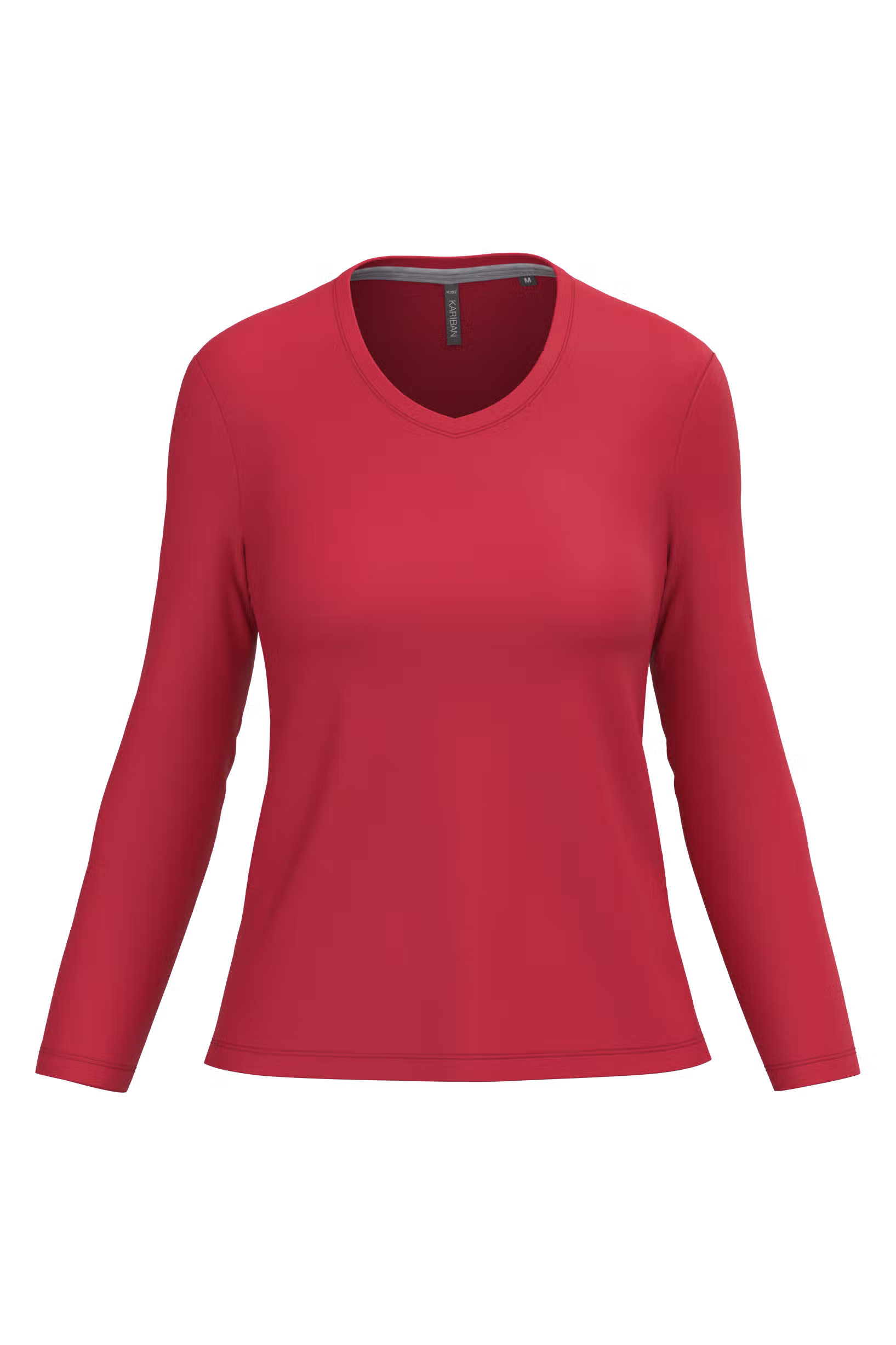 T-shirt col V manches longues femme – Image 58